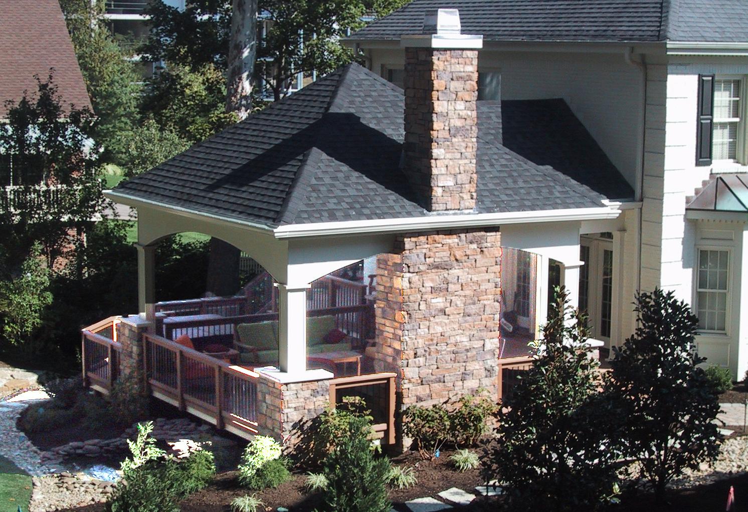 Outdoor living room in East Hyde Park   